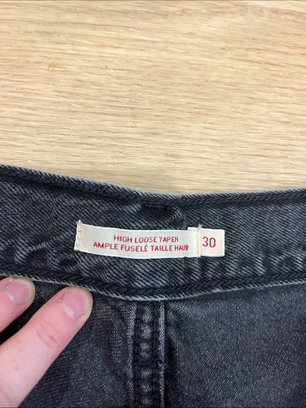 Levi's High Loose Taper Women’s Jeans - Charcoal